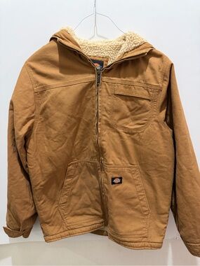 Dickies Tan Sherpa-Lined Work Jacket